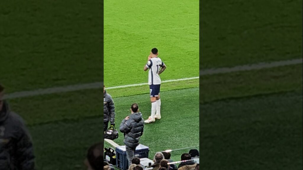 CRISTIAN ROMERO OFF, WATCHES CHELSEA SCORE: Tottenham v Chelsea