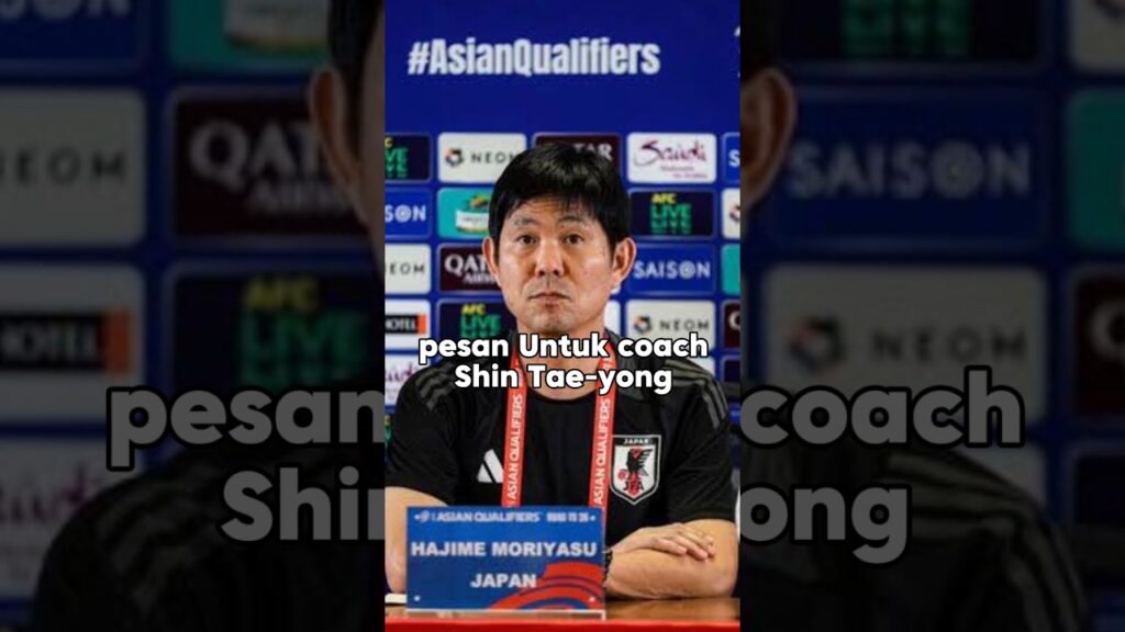 Hajime Moriyasu, memberi pesan kepada Shin Tae-yong #football