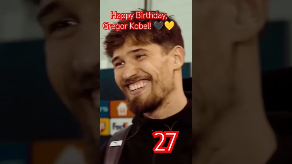 Happy birthday, Gregor Kobel! #football #bvb  #shortvideo #shorts  #short