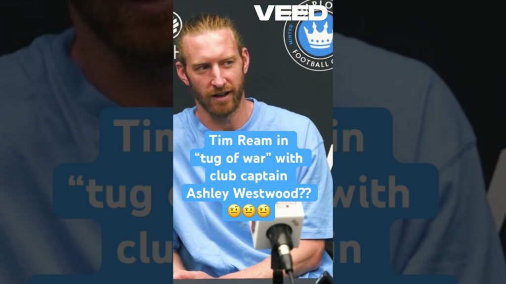 Tim Ream in “tug of war” with Ashley Westwood?? #charlottefc #forthecrown #tugofwar #fulham #usmnt