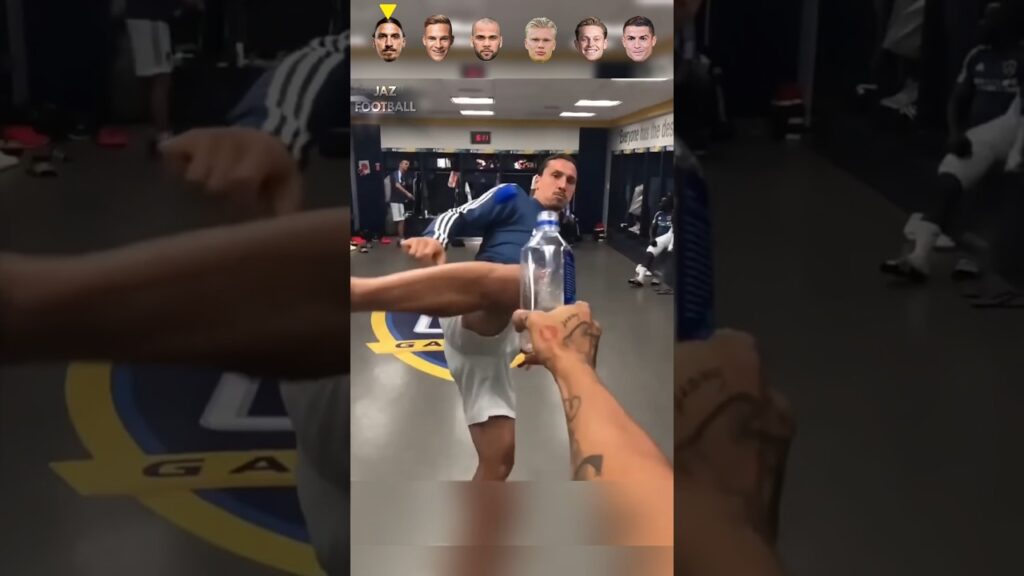 Ronaldo vs Zlatan vs Dani Alves vs Kimmich vs De Jong Kick challenge🔥