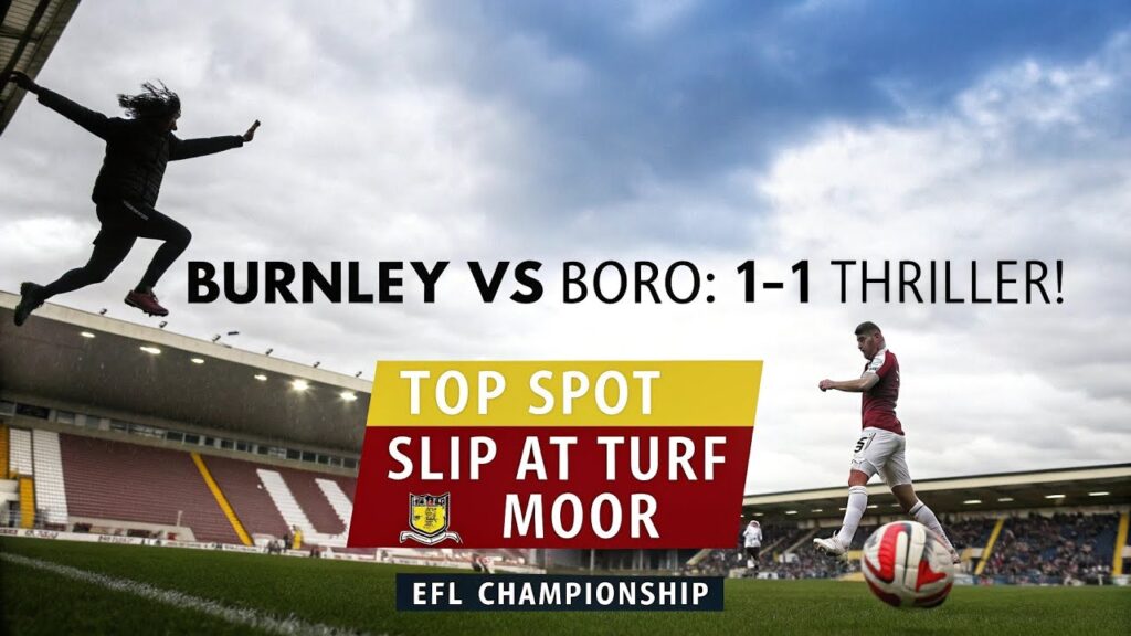 Burnley Held 1-1 by Boro, Miss Top Spot Chance! #burnley #middlesbrough #football Burnley Held 1-1 by Boro, Miss Top Spot Chance! #burnley #middlesbrough #football