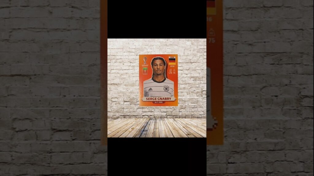 Serge Gnabry Sticker @Fußball_Sticker