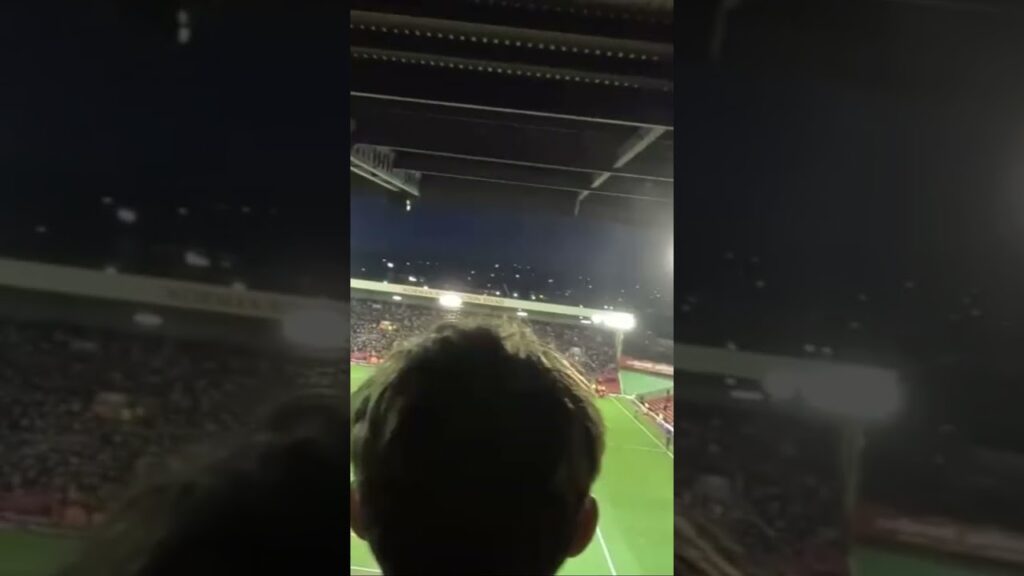 Barnsley fans celebrating Paik Seung-Ho’s own goal