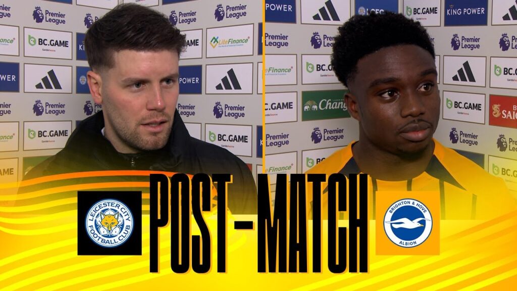 POST-MATCH | Hurzeler And Lamptey | Leicester v Brighton