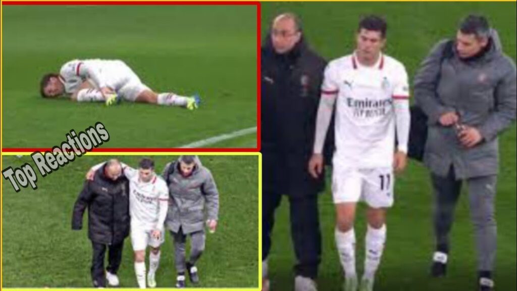 Christian Pulisic Injured 🔴 in First Half of AC Milan vs. Atalanta | Christian Pulisic Injury