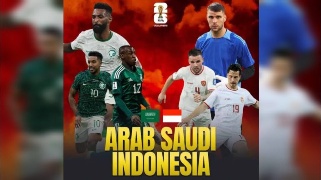 highlight gool indonesia 2-0 arab saudi fifa word cup 2026 komentator arab #worldcup #afc