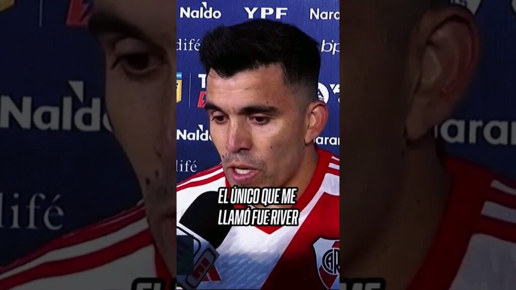 Duras Declaraciones Del Huevo Acuña‼️😱 #river #acuña #shorts #viral