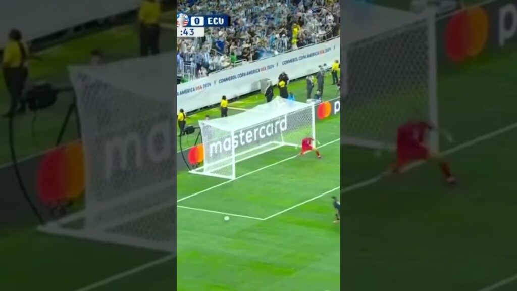 Enner Valencia erra un penal contra el Dibu Martinez en Argentina contra Ecuador por la Copa America