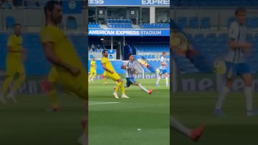 Jeremy Sarmiento’s INCREDIBLE pressing vs Villarreal #football #sarmiento #brighton #ecuador