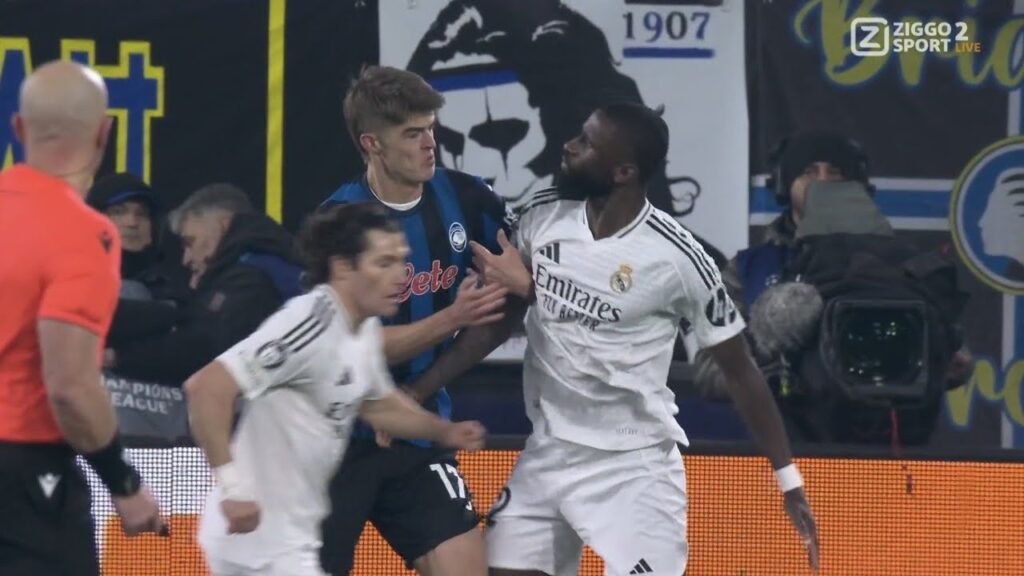 RUDIGER vs DE KETELAERE FIGHT😳,Atalanta vs Real Madrid(2-3) All Goals and Extended Highlights