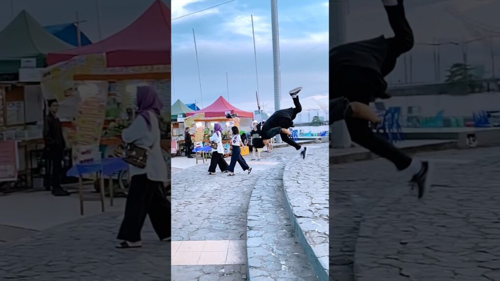 Wow😱 Bocilnya Jago Banget Bisa Salto?😎🔥