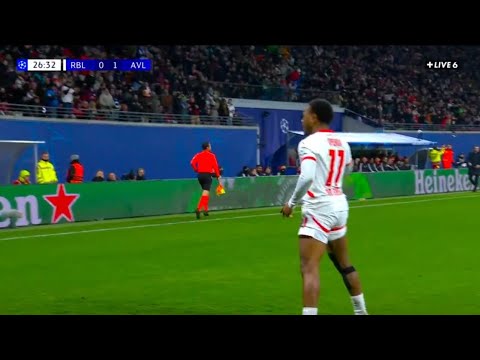 Loïs Openda Goal, RB Leipzig vs Aston Villa (2-3) All Goals and Extended Highlights