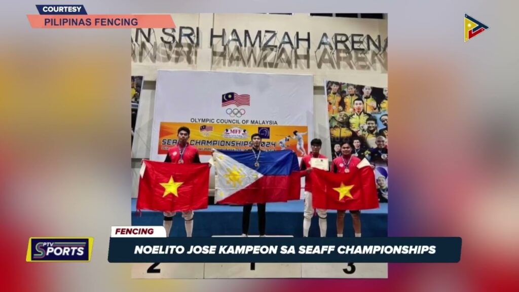 Noelito Jose, kampeon sa SEAFF Championships