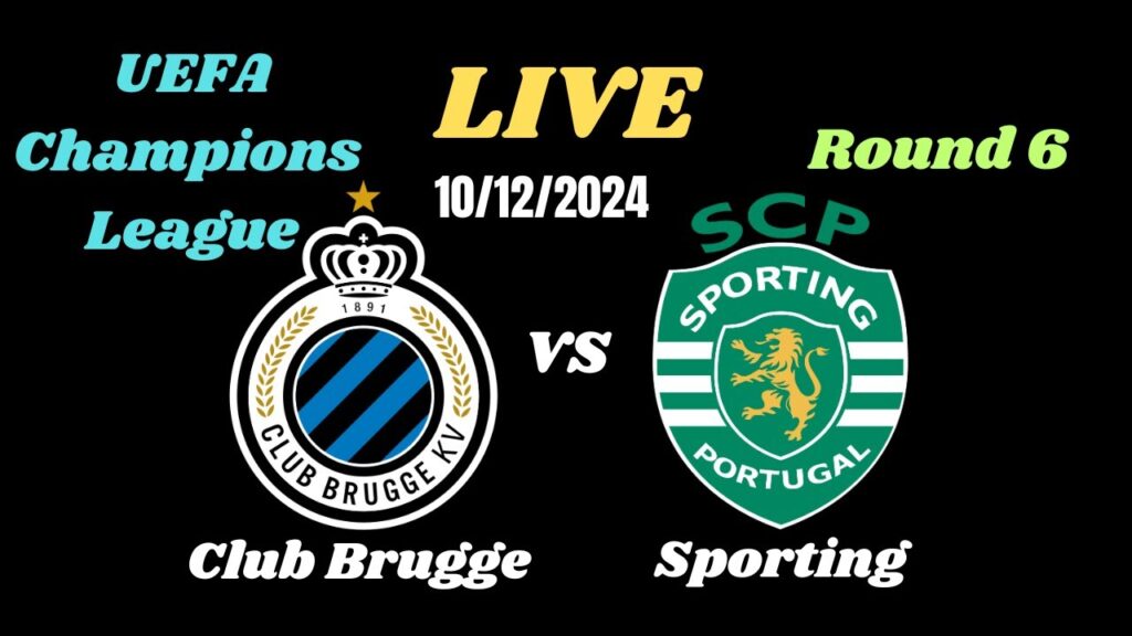Club Brugge 2 x 1 Sporting: UEFA Champions League. round 6 - date 10/12/2024