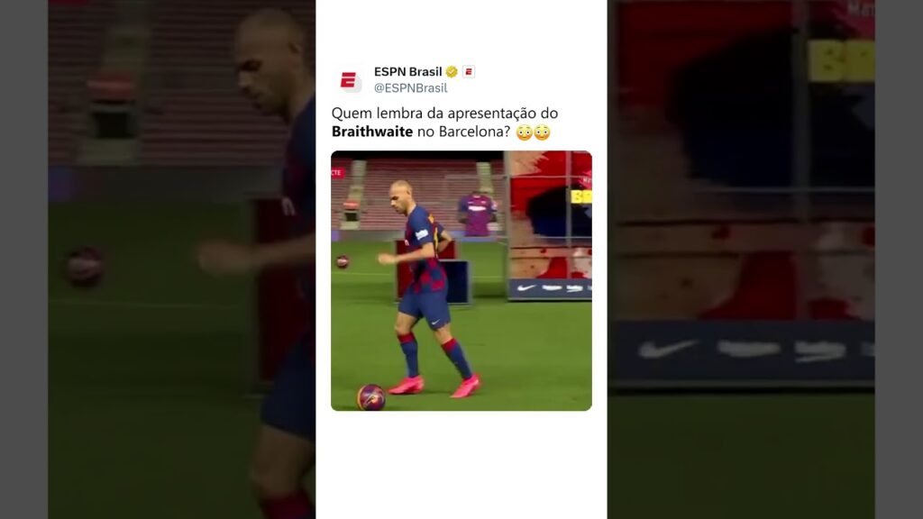 E o Braithwaite vai jogar no Grêmio, hein! 🔵⚫⚪