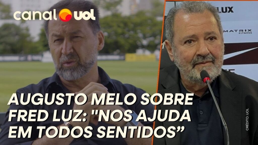 AUGUSTO MELO DIZ QUE FRED LUZ FICA NO CORINTHIANS E EXPLICA FUNÇÕES DE CONSULTOR NO TIMÃO