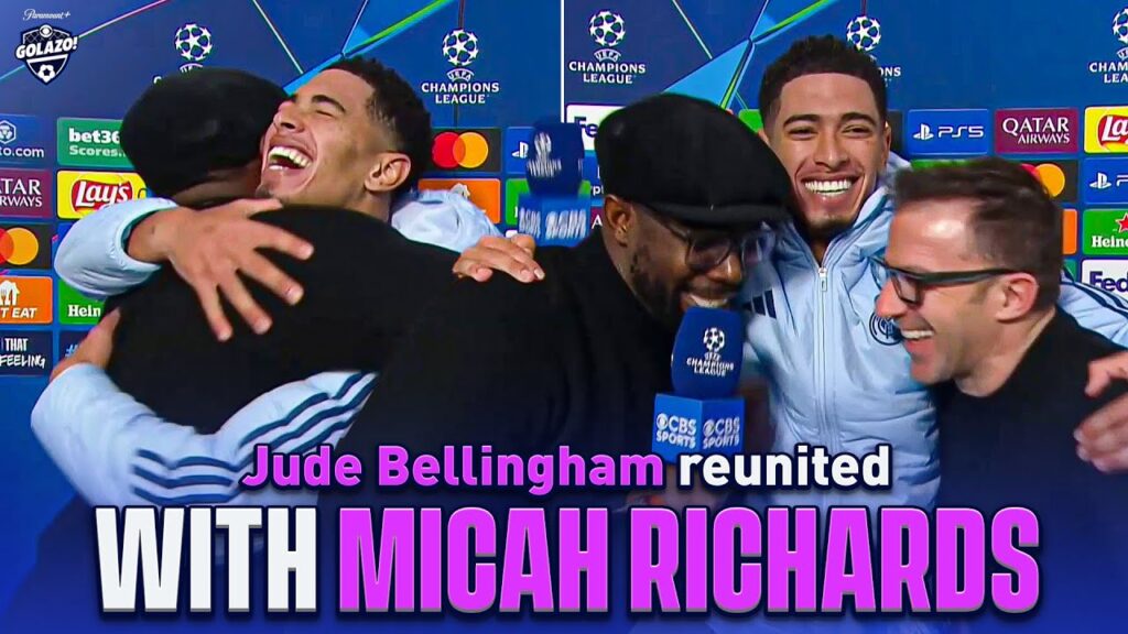 Jude Bellingham speaks in WHOLESOME post-match interview w/ Micah & Alessandro Del Piero | UCL Today Jude Bellingham speaks in WHOLESOME post-match interview w/ Micah & Alessandro Del Piero | UCL Today