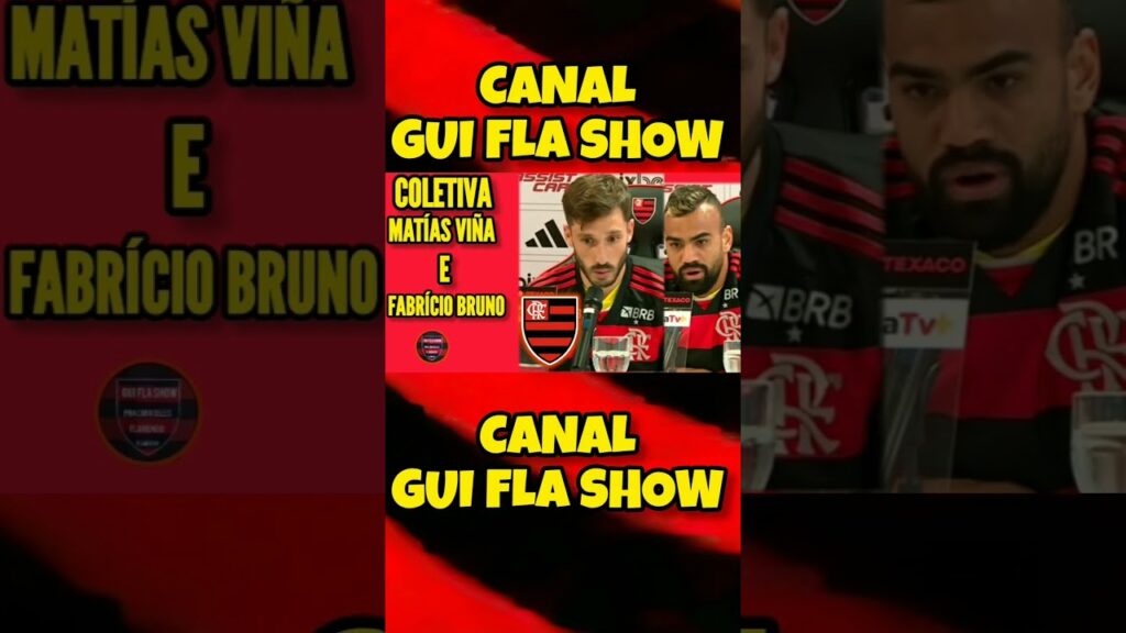 MATÍAS VIÑA FALA SOBRE O CT DO FLAMENGO! FABRÍCIO Renovou o contrato com FLAMENGO! COLETIVA