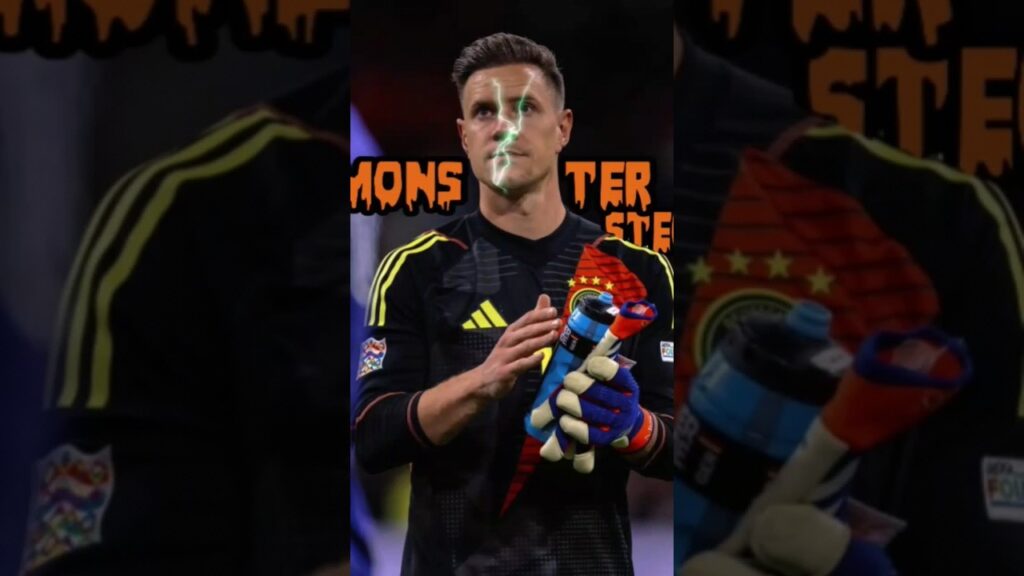 monsTER STEGEN💀 #barcelona #football #goalkeeper #terstegen #song #shorts