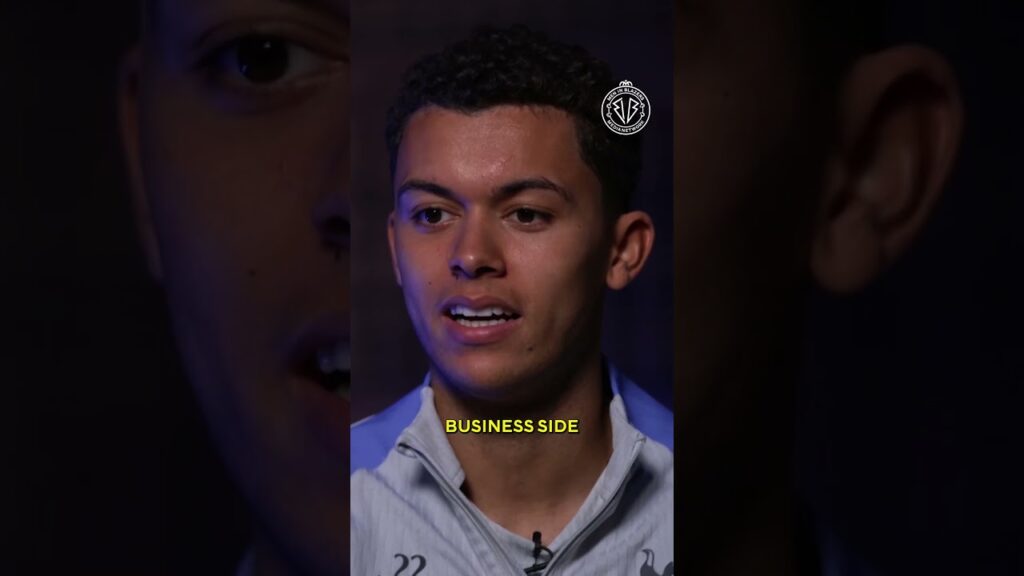 When did Brennan Johnson start taking football seriously? #tottenham #coys