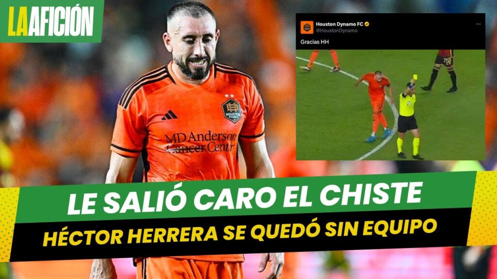 Héctor Herrera expulsado del Dynamo tras polémico incidente con el árbitro