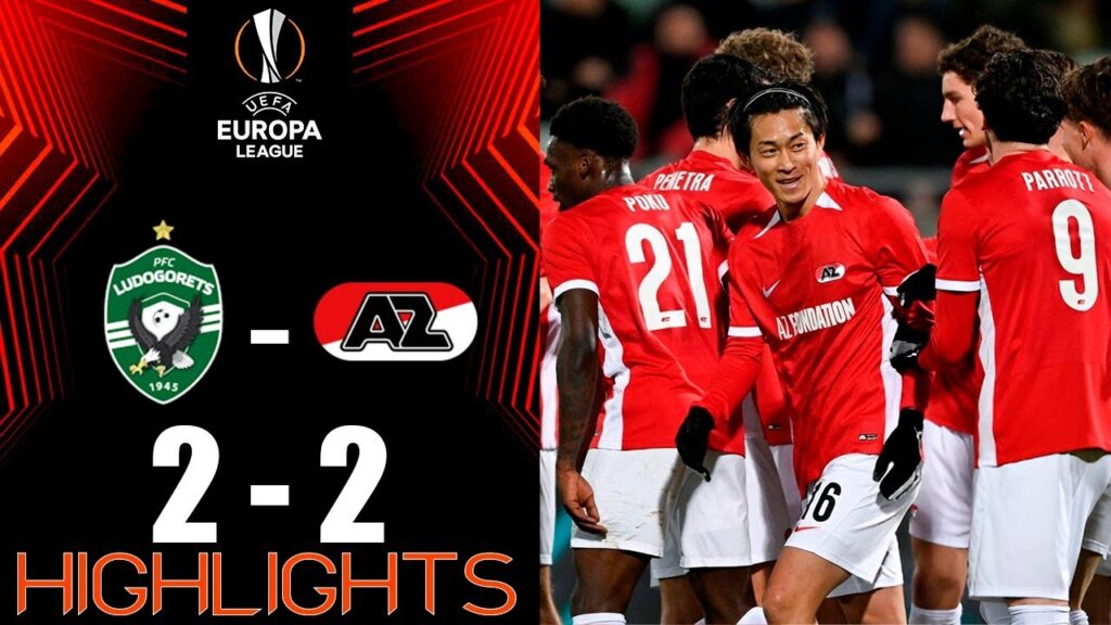 Ludogorets vs AZ Alkmaar 2-2 Highlights Goals | UEFA Europa League 2024/25