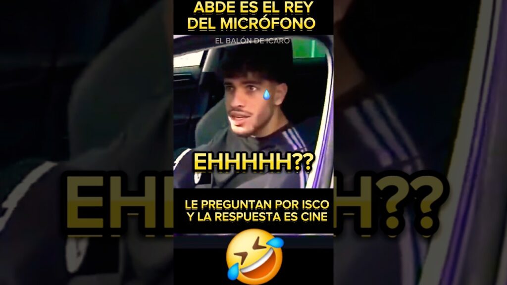 🤣ABDE Y UNO DE LOS MEMES DE 2024. LE PREGUNTAN POR ISCO Y LA REACCIÓN ES CINE 🎞 #shorts  #realbetis