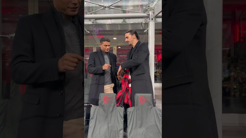 Ibrahimović 🤝 Thiago Silva | #ChampionsLeague | #Shorts