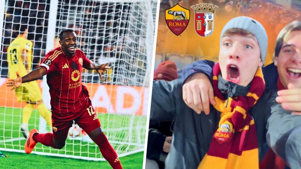 The Moment SAUD ABDULHAMID Scores HIS FIRST ROMA GOAL