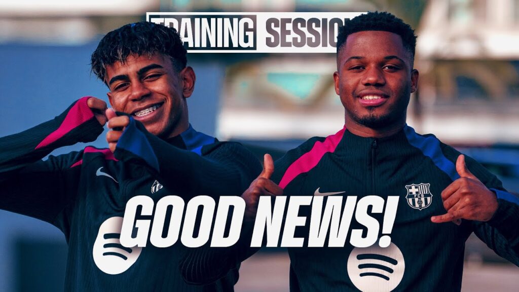 ANSU FATI and CHRISTENSEN JOIN the GROUP! | FC Barcelona Training 🔵🔴