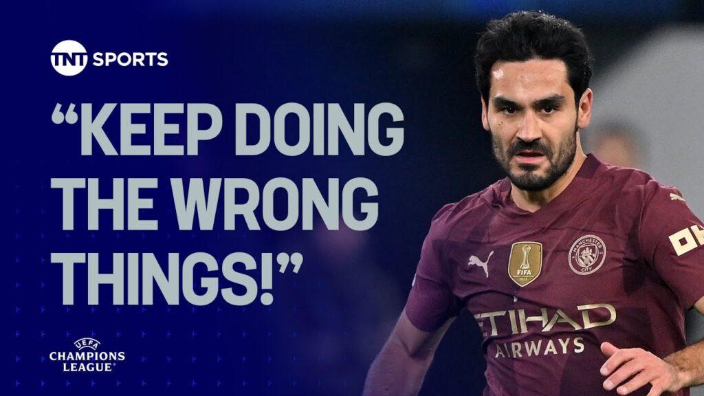 PASSIONATE Ilkay Gundogan reacts after Man City's disappointing 2-0 loss to Juventus 😔 #UCL