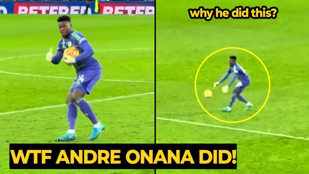 André Onana waste 40 seconds take a free kick while United were losing vs Nottingham | Man Utd News