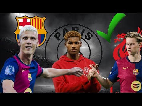BARÇA: Dani Olmo INCERTAIN, Frenkie Sur le Depart. Rashford au PSG. Liverpool FONCE sur Tchouaméni !