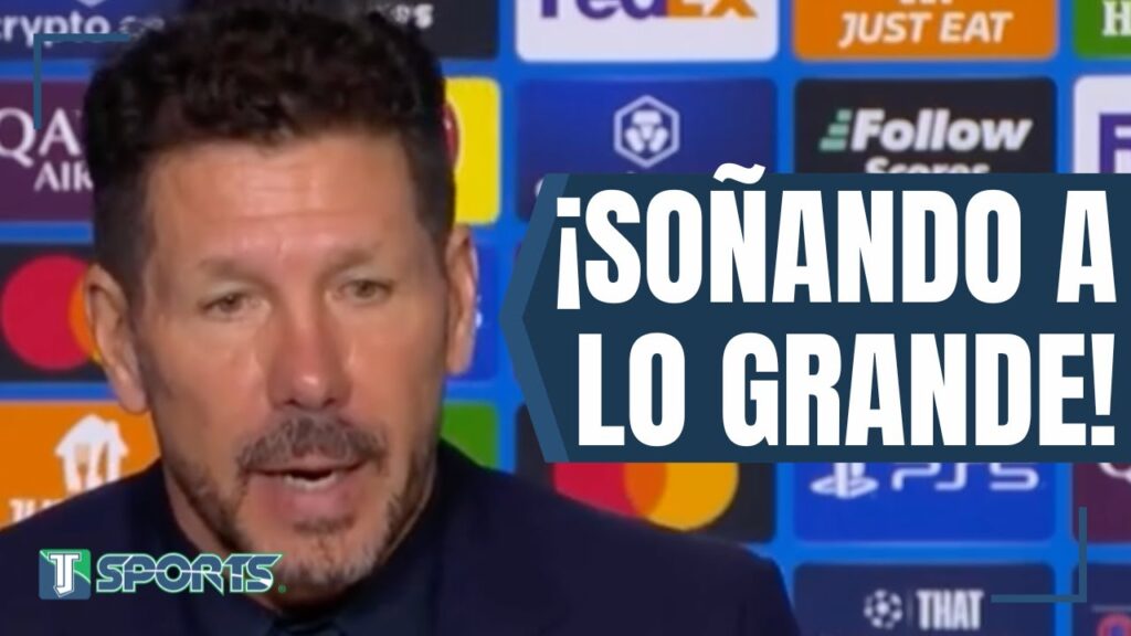 Diego Simeone PIDE a Atlético de Madrid SOÑAR con la Champions tras TRIUNFO ante Slovan Bratislava