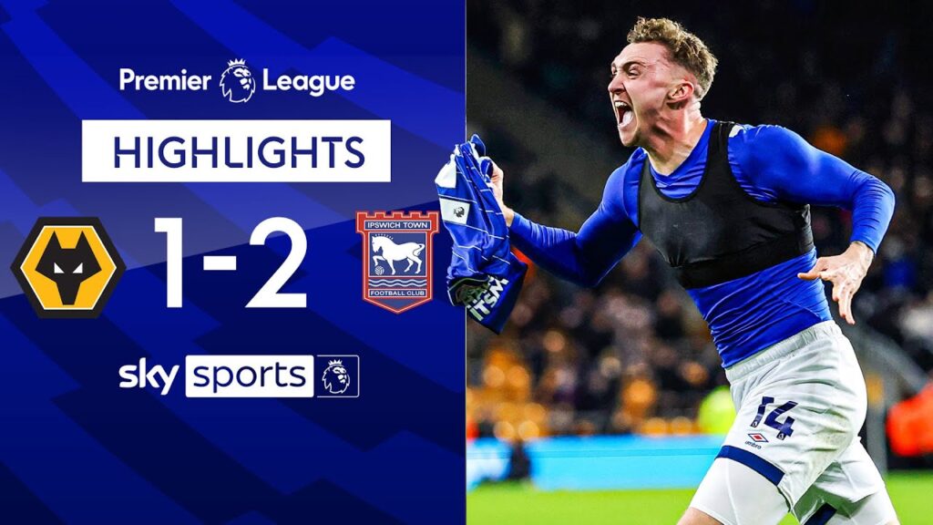 Late Taylor winner piles pressure on Gary O'Neil! 🚜 | Wolves 1-2 Ipswich | EPL Highlights