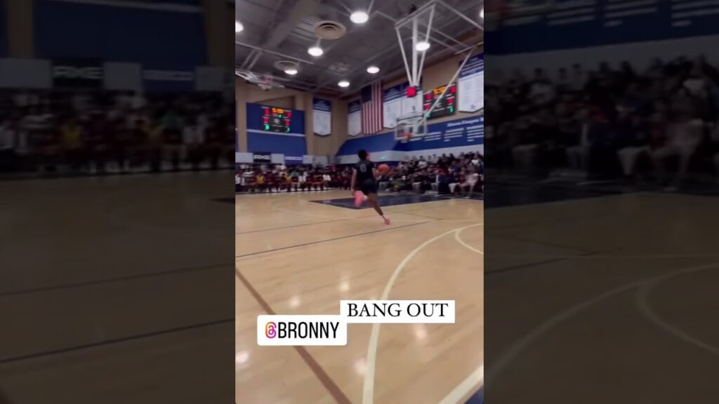 Bronny James RISES UP 💪 #shorts