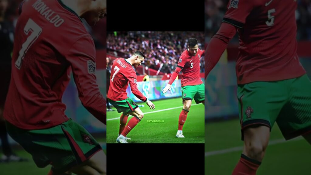 Ronaldo & Dalot Celebration ☠️
