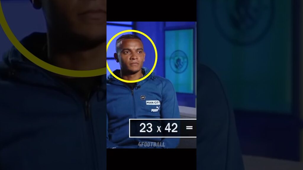 Manuel Akanji is a maths genius 😂🧮 #mancity #viral #football