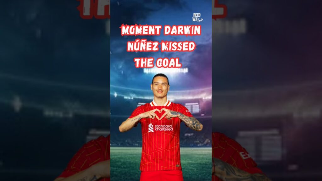 Moment when Darwin Nunez missed the chance to score #shorts #footballsoccer #trendingshorts #fyp