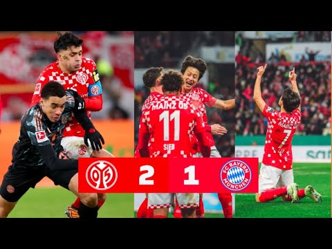 Mainz 05 gegen Bayern München 2-1 & Highlights Tore & Jae Sung Lee Goals vs. Bayern München