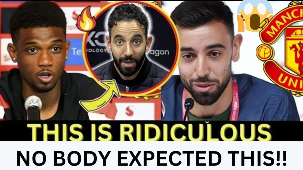 Wow!!🤩 RUBEN AMORIM EMOTIONAL REACTION  TO  BRUNO & AMAD TOP CLASS COMEBACK  1-2 VS VIKTORIA PLZEN 👏