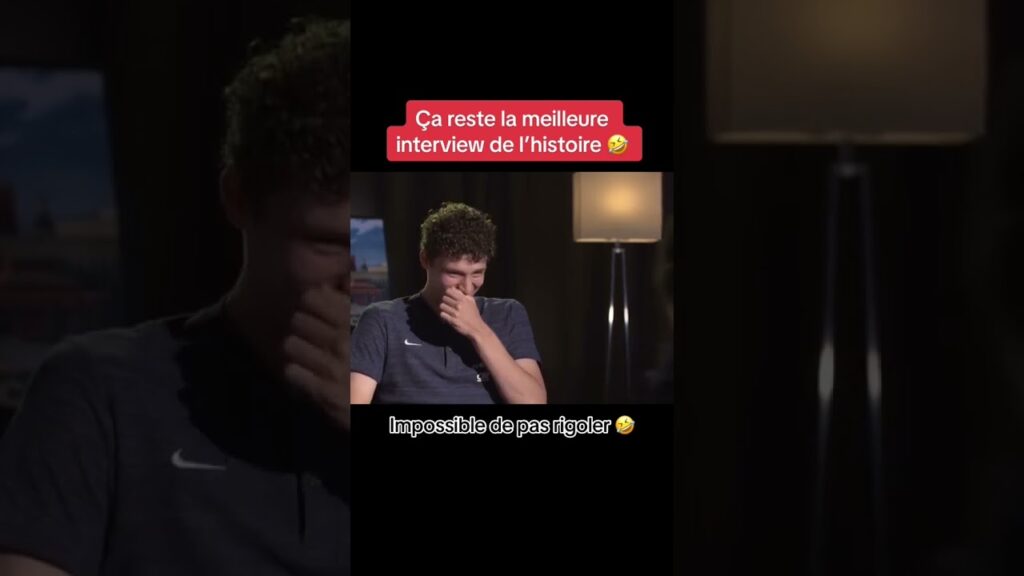 Interview bêtisier de Benjamin Pavard 😂👌 #shortvideo #football #shorts