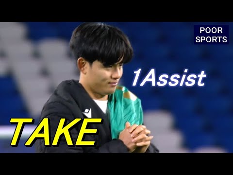 久保建英がキエフの夢を無慈悲に打ち砕いた ディナモ戦タッチ集 TAKE Kubo 2024/12/12