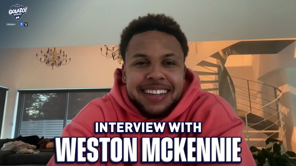 Weston Mckennie discusses Man. City goal, his charity organization & more! | Golazo Matchday