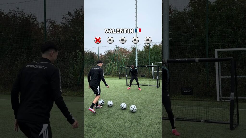 5 Balls Challenge avec Nuno Mendes 🔥 Qui va gagner ? 👀 #football #challenges #nunomendes #portugal