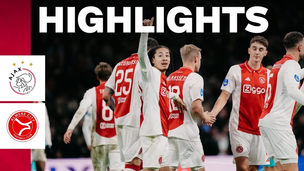 Goal + assist for Kenneth Taylor! 🎱 | Highlights Ajax - Almere City | Eredivisie