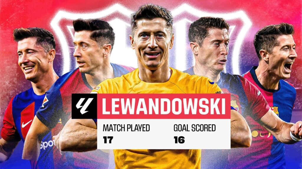 TODOS los GOLES de LEWANDOWSKI esta temporada 2024/25
