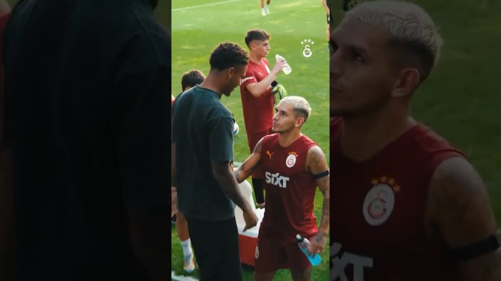 Galatasaray'ın yeni transferi Ismail Jakobs'un florya da ilk günü #keşfet #galatasaray #futball