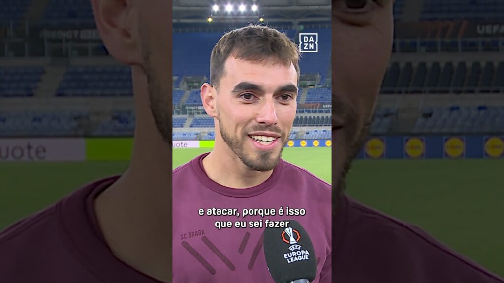 Ricardo Horta sobre a sua consistência no SC Braga | DAZN